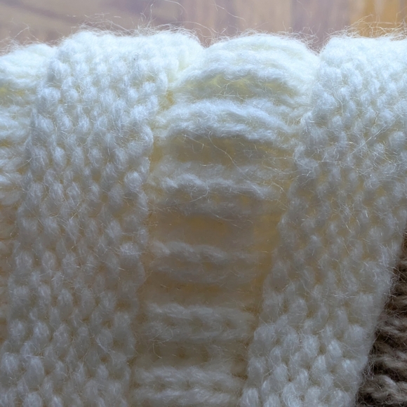 C.C Cream and Tan Knit Hat - Picture 7 of 11